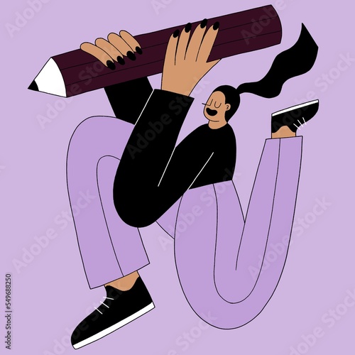 Self care illustration - drawing for mental health