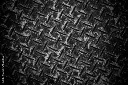Seamless metal texture, Table of steel sheet for background. black texture for design backdrop or add text message. industry stainless
