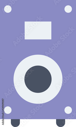 Subwoofer Vector Icon
