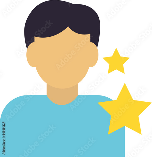 Celebrity Vector Icon
