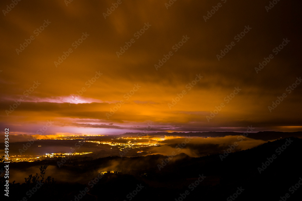 Lightning in Bellmunt, Osona, Barcelona, Spain Lightning in Bellmunt, Osona, Barcelona, Spain