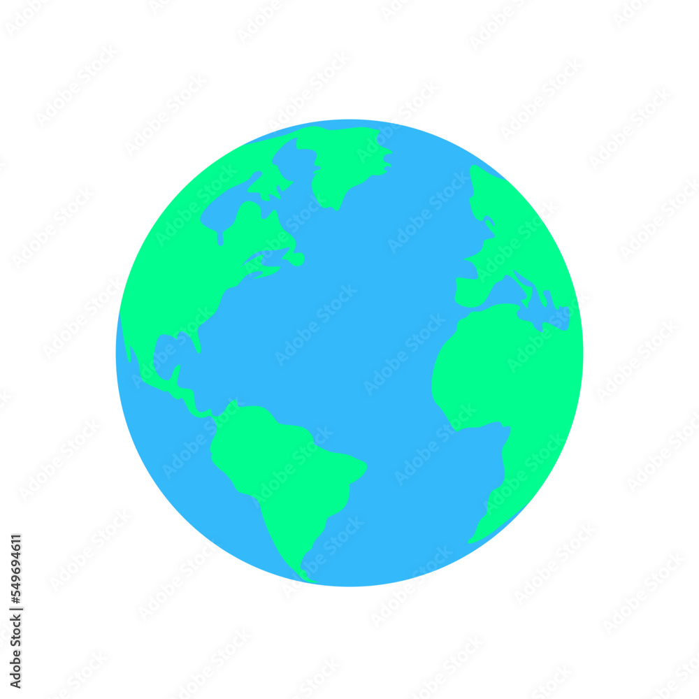 Earth Illustration With Face (1)