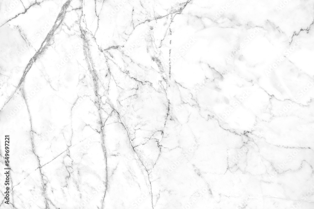 Obraz premium natural White marble texture for skin tile wallpaper luxurious background. picture high resolution. pattern can used backdrop luxury.