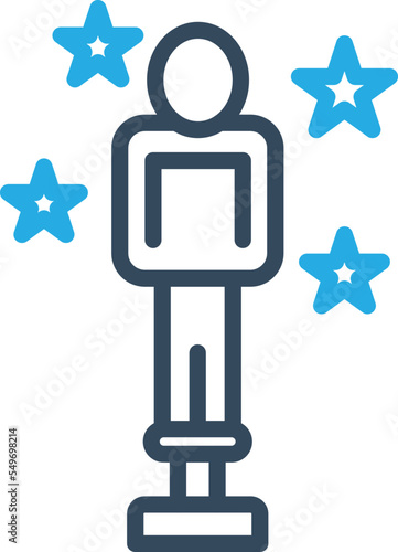 oscar award Vector Icon
