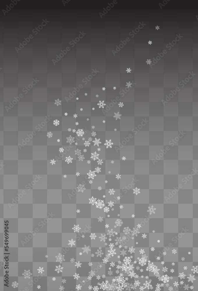 Silver Snowflake Vector Transparent Background. Silver Snowflake Vector Transparent Background.