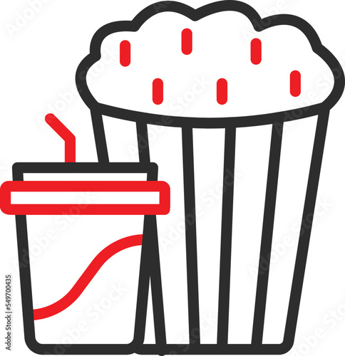 Popcorn Vector Icon

