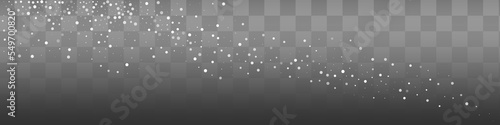 Gray Snowfall Vector Red Panoramic Background.