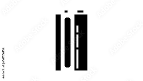 pp3 battery power energy glyph icon animation photo