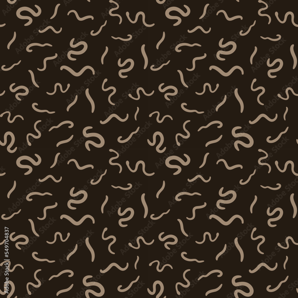 Helminths Seamless Background - Ascariasis concept vector brown Pattern Helminths Seamless Background - Ascariasis concept vector brown Pattern