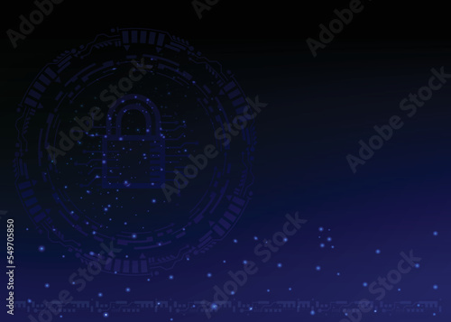 Low poly network mesh technology background.