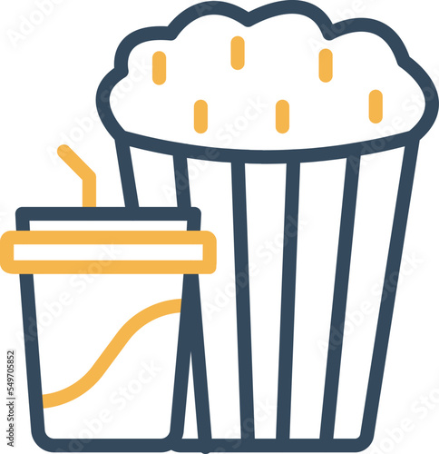 Popcorn Vector Icon
