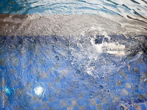 blue water background