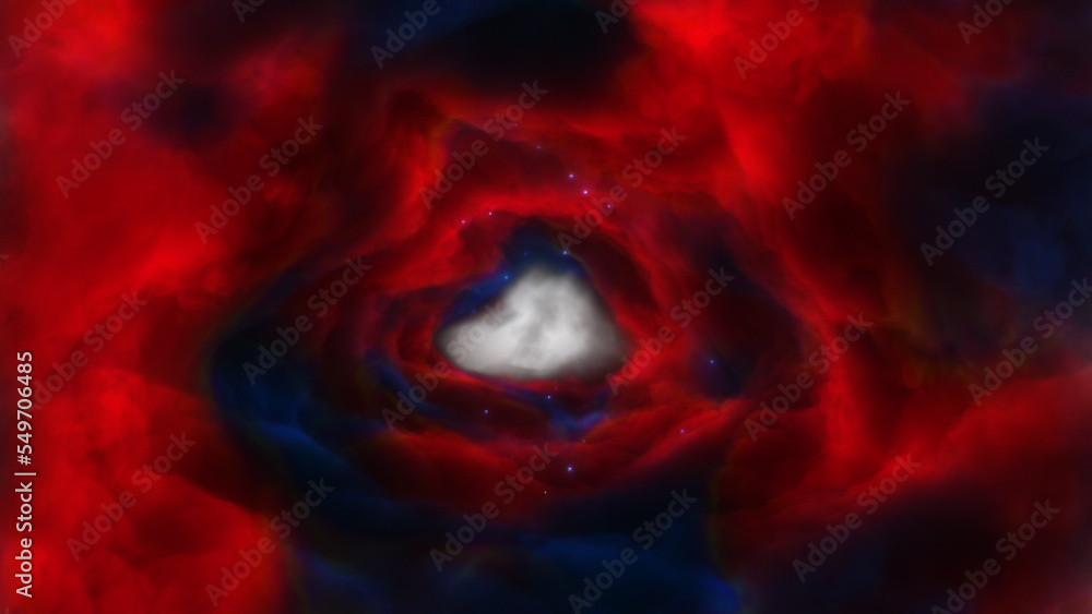 Bright Nebula Red - Blue Space tunnel clouds galaxy Alpha Channel Background Bright Nebula Red - Blue Space tunnel clouds galaxy Alpha Channel Background