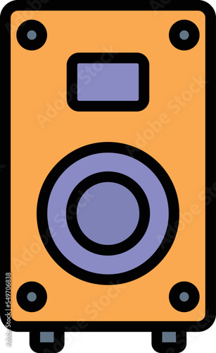 Subwoofer Vector Icon
