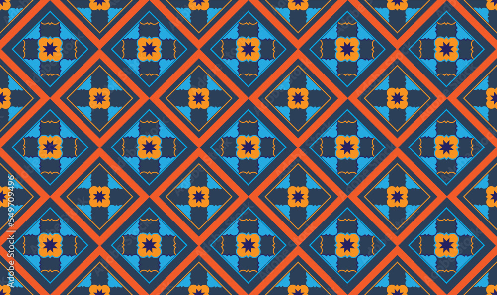 Gypsy pattern tribal ethnic motifs geometric seamless background. Doodle gypsy geometric shapes sprites tribal motifs clothing fabric textile print traditional design with triangles Gypsy pattern tribal ethnic motifs geometric seamless background. Doodle gypsy geometric shapes sprites tribal motifs clothing fabric textile print traditional design with triangles