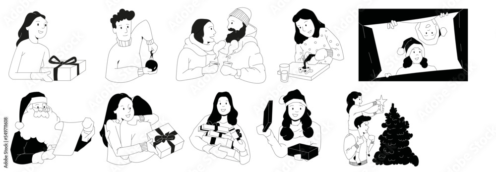 Fototapeta premium 10 Christmas images