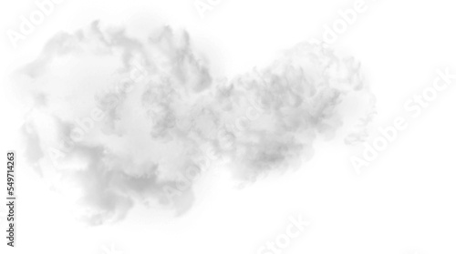 Realistic fluffy dense clouds on atransparent png Background. Element for your creativity. Smoke and clouds. Realistic smoke PNG.