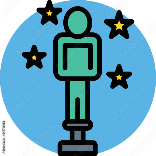 oscar award Vector Icon
