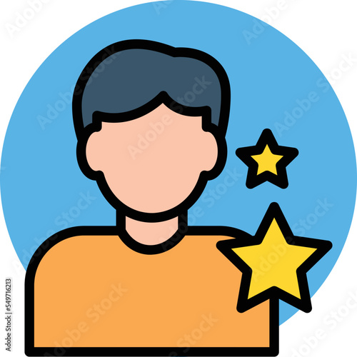 Celebrity Vector Icon
