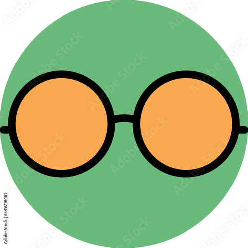 Glasses Vector Icon
