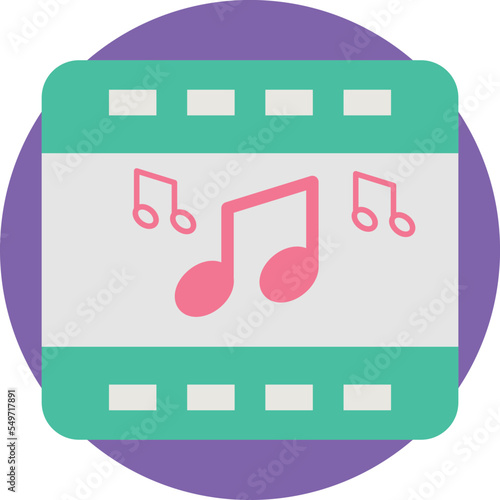 Audio Track Vector Icon
