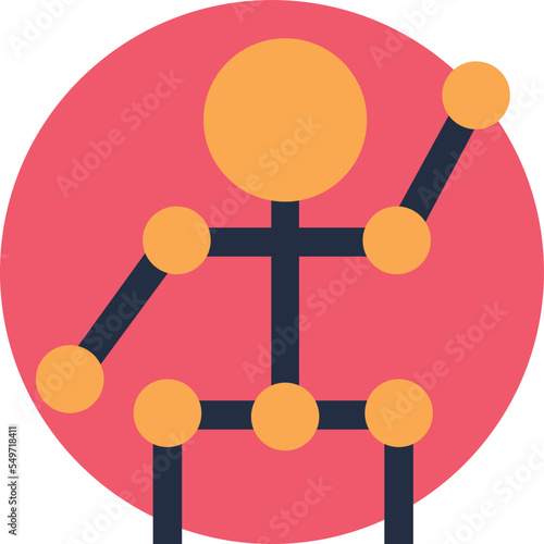 motion capture Vector Icon
