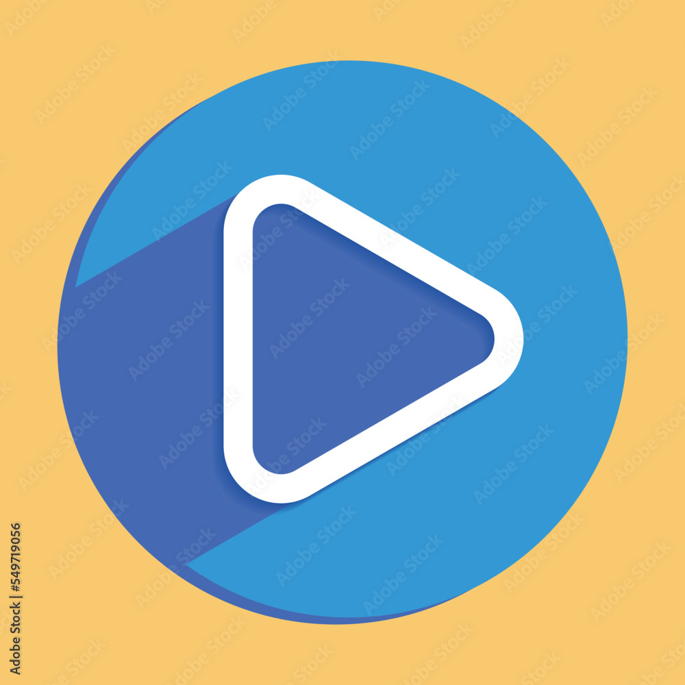 play button flat icon button vector design play button flat icon button vector design