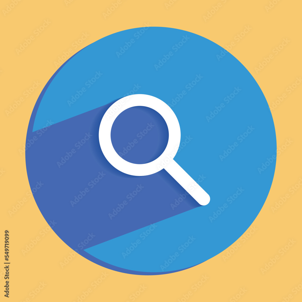 search box flat icon button vector search box flat icon button vector
