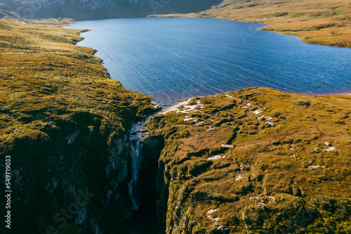 Canvas Print Wailing Widow Falls in Assynt