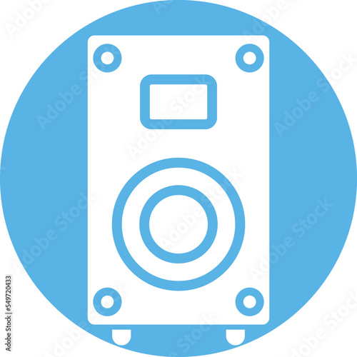 Subwoofer Vector Icon
