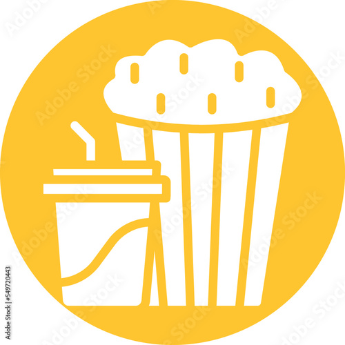 Popcorn Vector Icon
