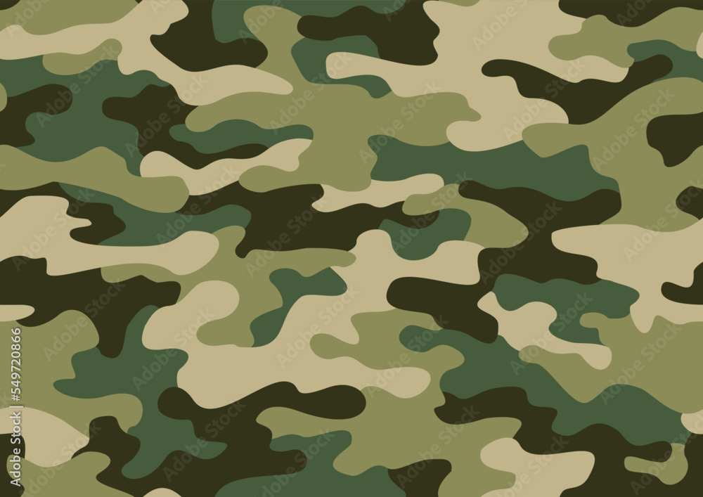 Camouflage seamless pattern military texture. Abstract modern endless camo backgound. Fabric textile print template. Vector illustration. Camouflage seamless pattern military texture. Abstract modern endless camo backgound. Fabric textile print template. Vector illustration.