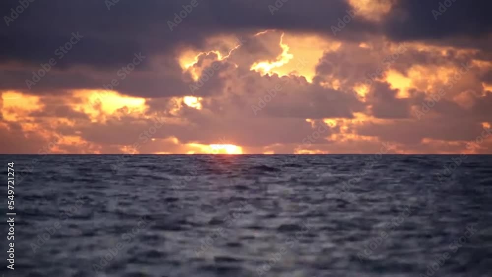 A tropical beach sunset timelapse. Camera on static position A tropical beach sunset timelapse. Camera on static position