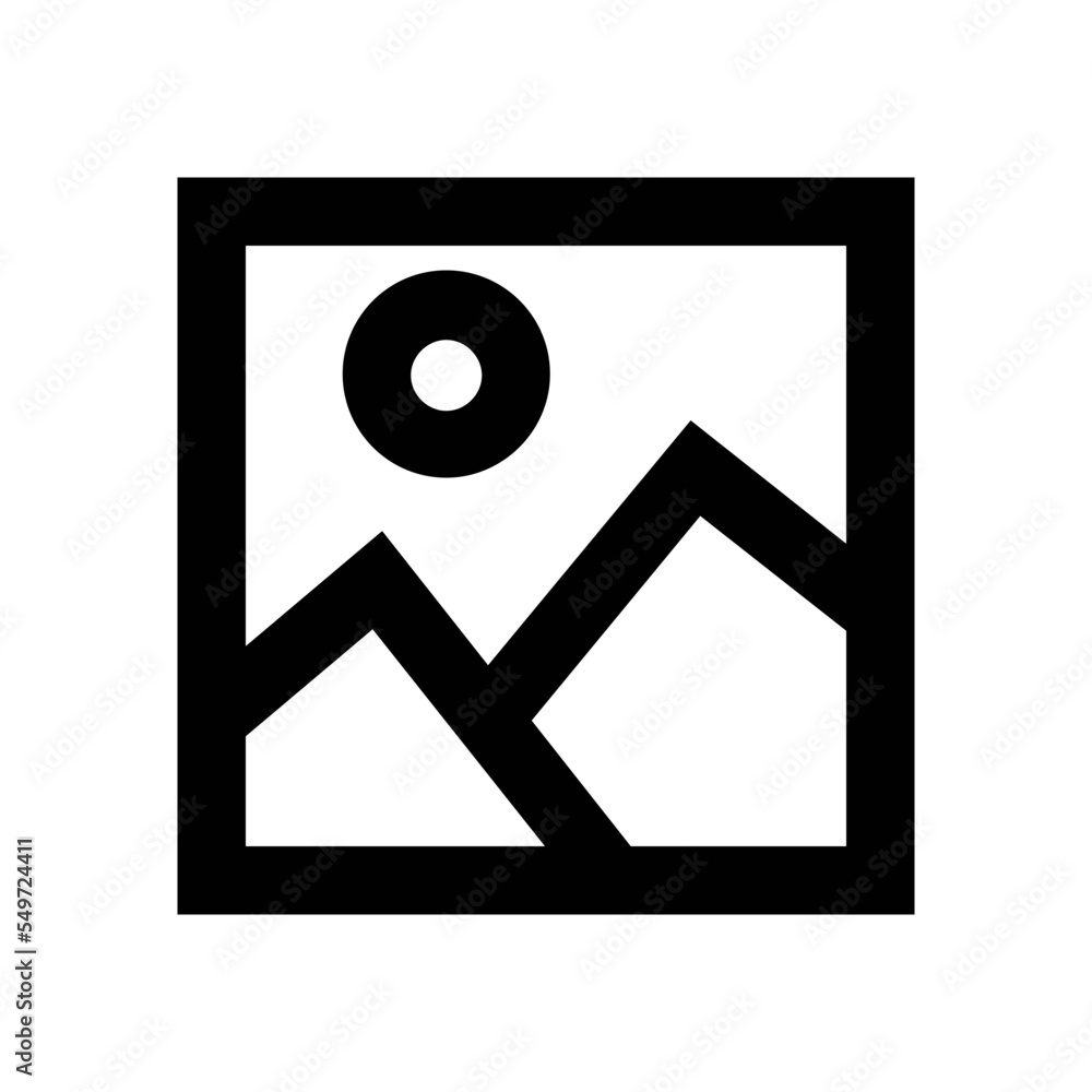 Landscape Vector Icon Landscape Vector Icon