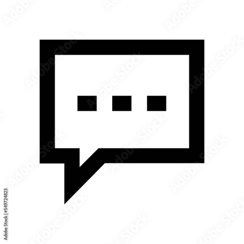 Speech Bubble Vector Icon