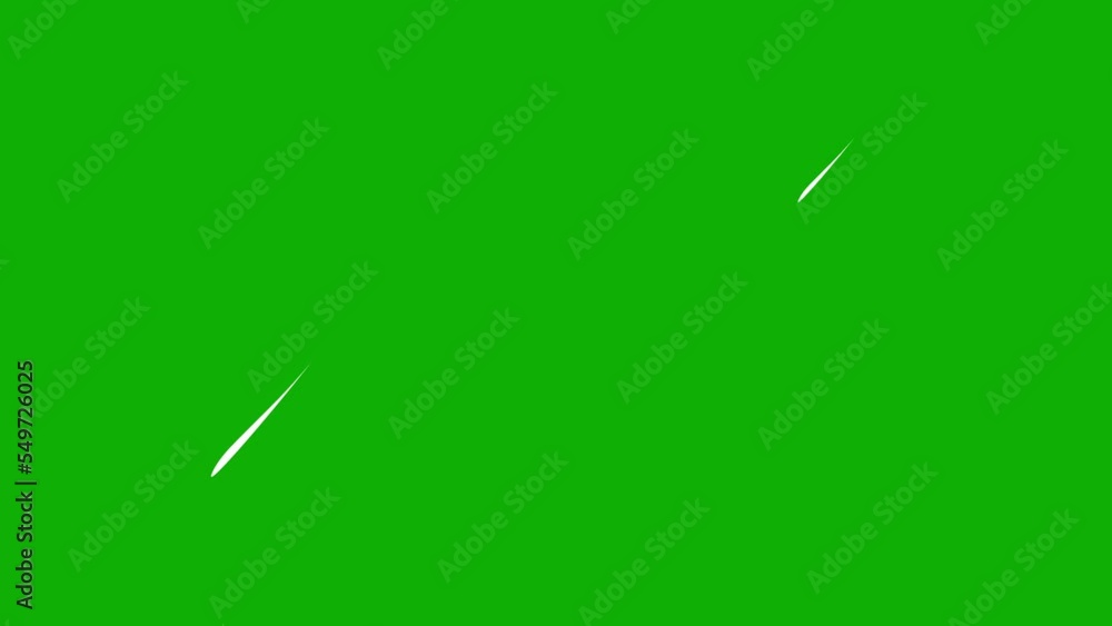 Falling stars motion graphics with green screen background Falling stars motion graphics with green screen background