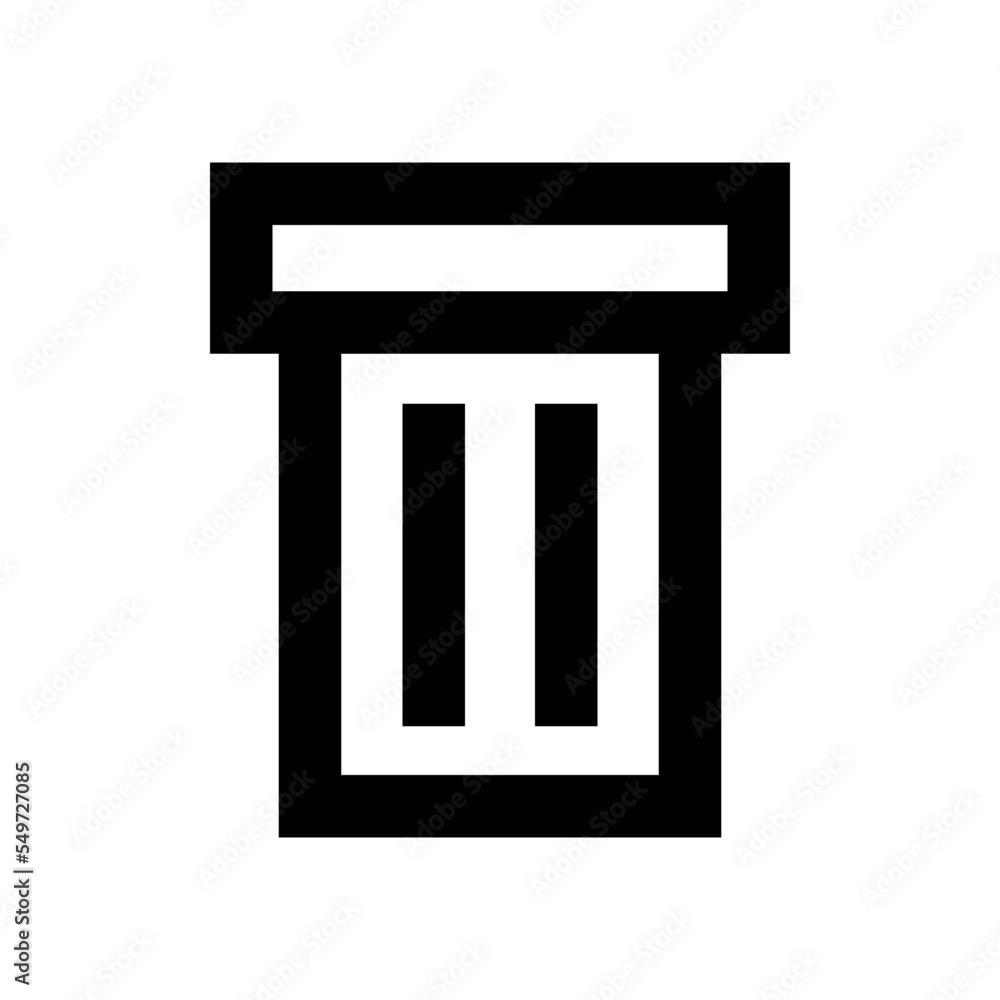 Dustbin Vector Icon Dustbin Vector Icon
