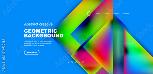 Triangle abstract background. Vector Illustration For Wallpaper, Banner, Background, Card, Book Illustration, landing page