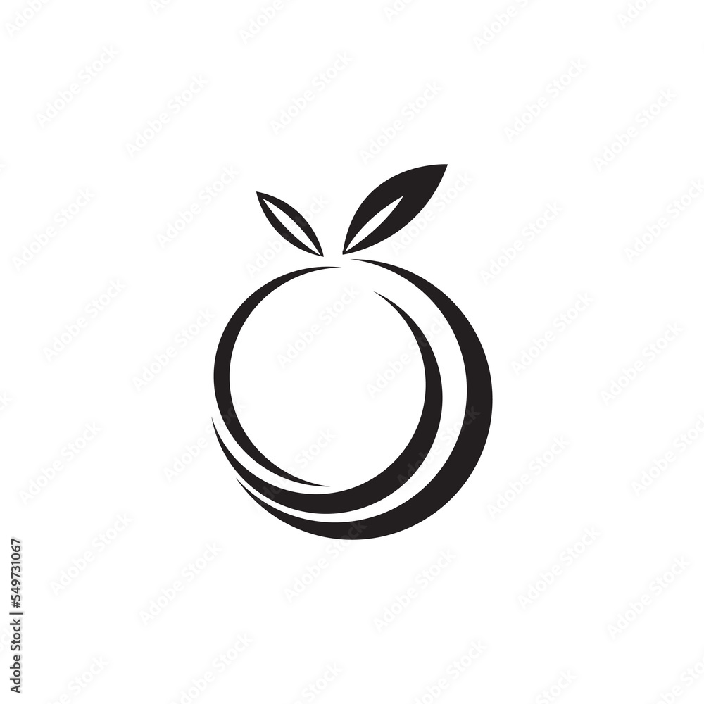 orange icon vector illustration logo design orange icon vector illustration logo design
