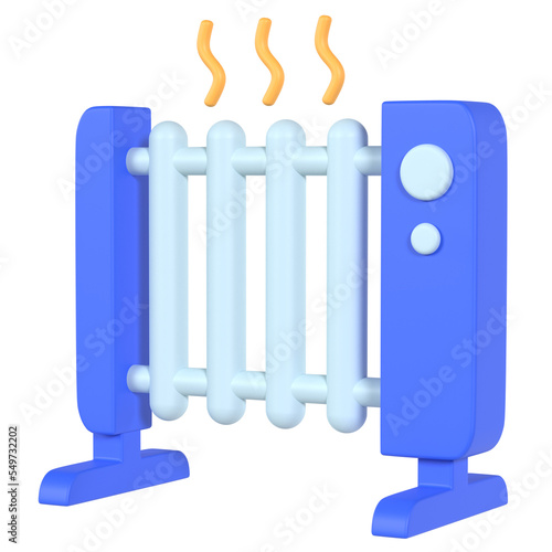 Heater 3D icon