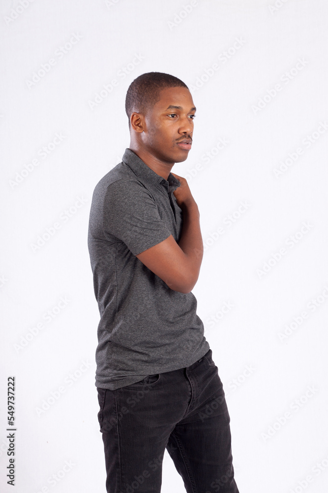 Thoughtful Black man Thoughtful Black man