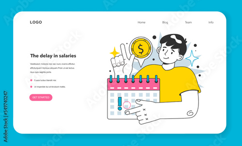 The delay in salaries as a measure to reduce inflation web banner