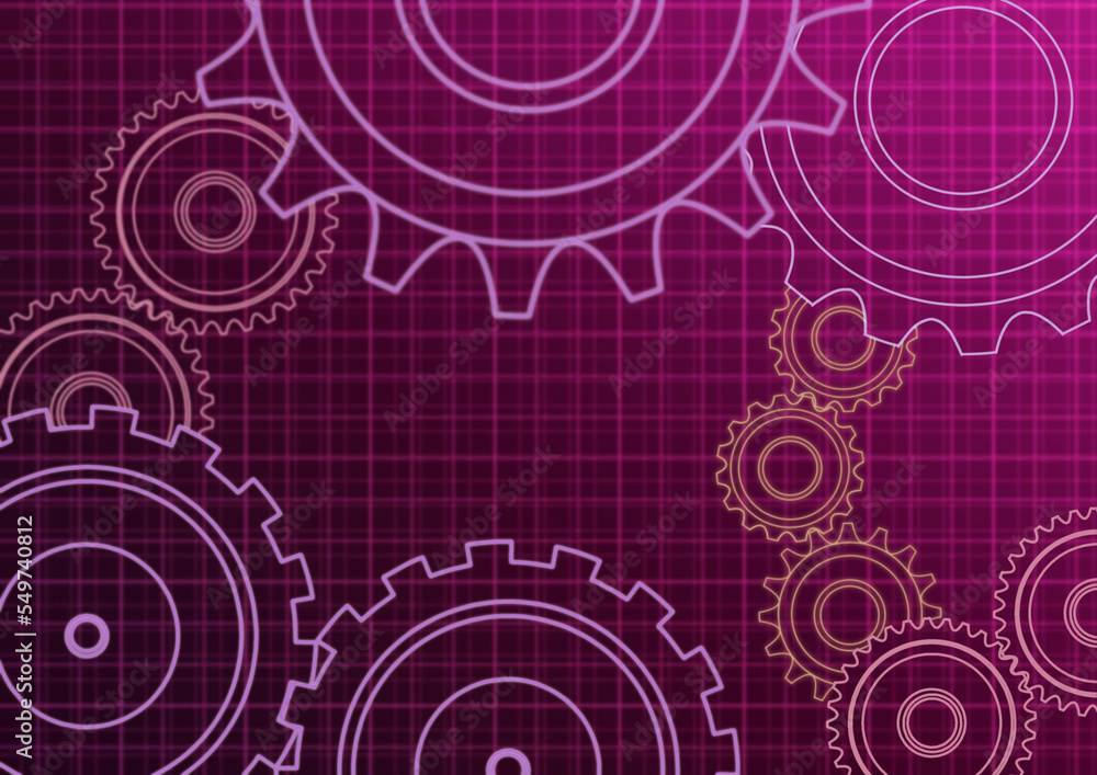 Obraz premium 歯車イメージ11