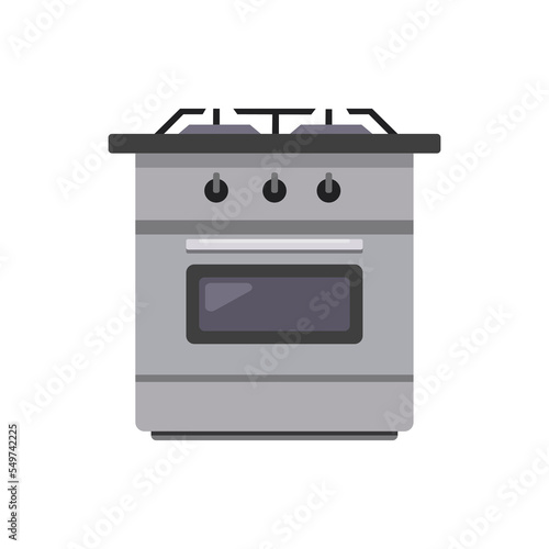 stove icon vector cooking symbol logo template