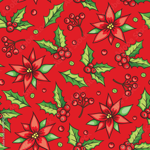 Christmas patterns background