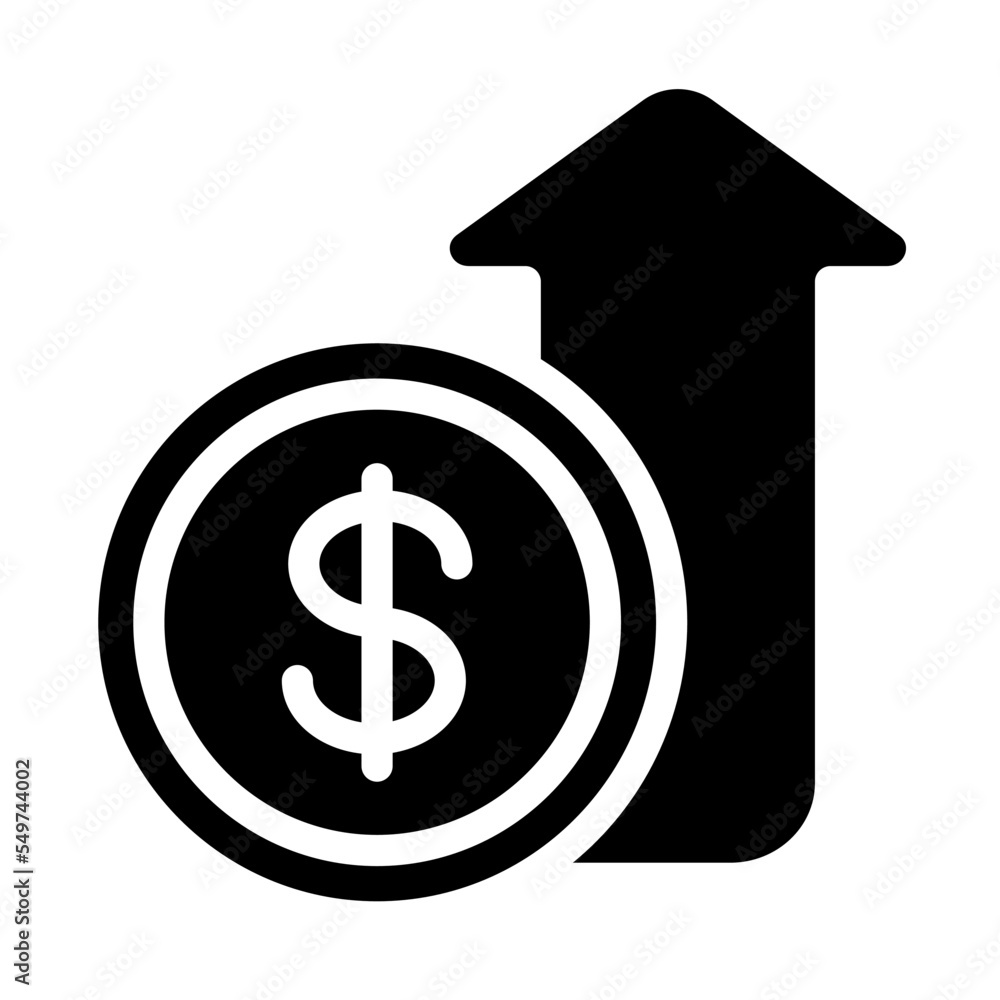 Icon object Profits Illustration for web, app Icon object Profits Illustration for web, app