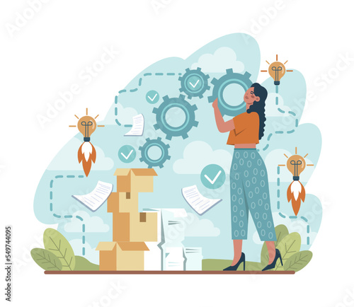 Come up with an idea concept. Creative innovation or business