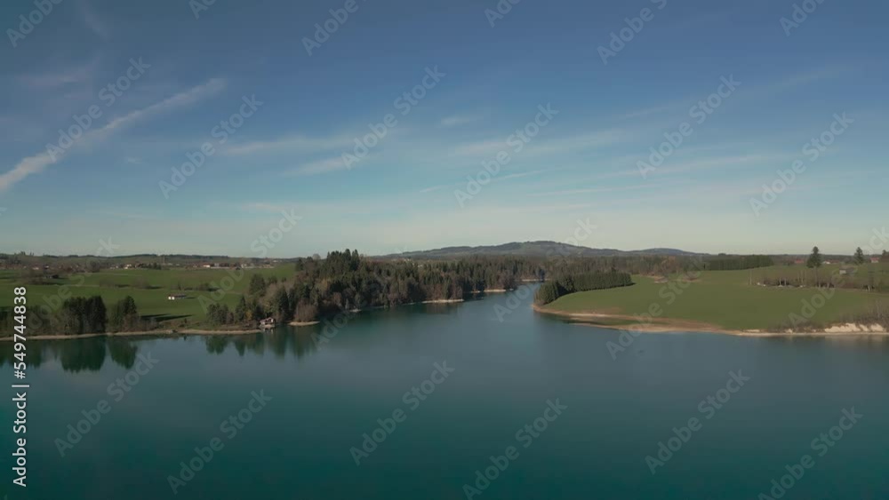 Forggensee and landscape with aerial photographs Forggensee and landscape with aerial photographs