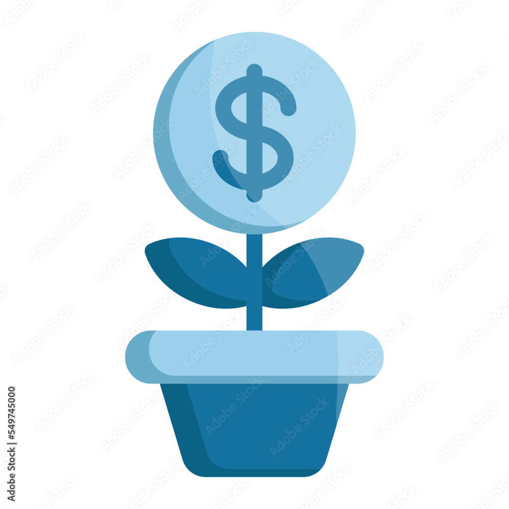 Icon object Growing business Illustration for web, app Icon object Growing business Illustration for web, app