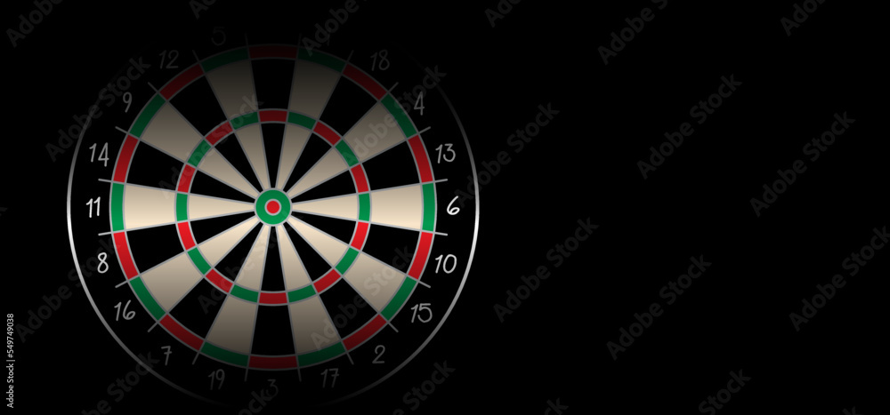 Cartoon dart board symbol. Dartboard icon. color and twenty, black, green or white game board and darts game. goal target competition sign. Sports equipment and arrows. Throw single, double or triple. Cartoon dart board symbol. Dartboard icon. color and twenty, black, green or white game board and darts game. goal target competition sign. Sports equipment and arrows. Throw single, double or triple.